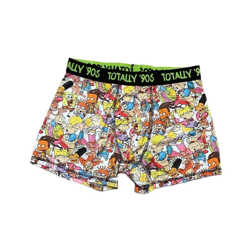 Colorful Cartoon rugrats Print Boxer Briefs 90s